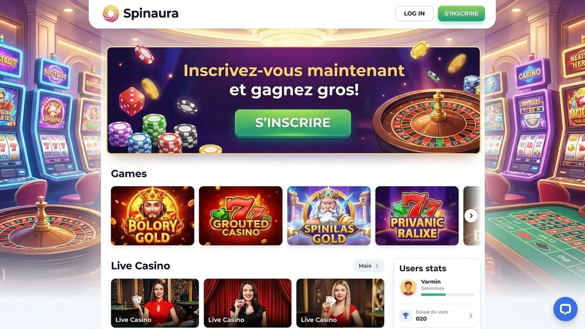 Inscription avec bonus